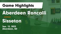 Aberdeen Roncalli  vs Sisseton  Game Highlights - Jan. 13, 2023