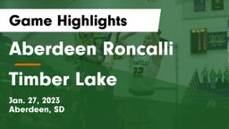 Aberdeen Roncalli  vs Timber Lake  Game Highlights - Jan. 27, 2023