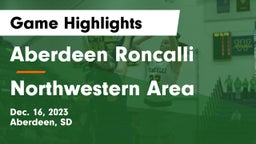 Aberdeen Roncalli  vs Northwestern Area  Game Highlights - Dec. 16, 2023