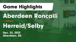 Aberdeen Roncalli  vs Herreid/Selby  Game Highlights - Dec. 22, 2023