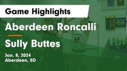 Aberdeen Roncalli  vs Sully Buttes  Game Highlights - Jan. 8, 2024