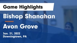 Bishop Shanahan  vs Avon Grove  Game Highlights - Jan. 21, 2022