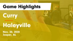 Curry  vs Haleyville  Game Highlights - Nov. 30, 2020