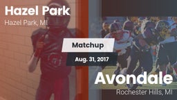 Matchup: Hazel Park vs. Avondale  2017