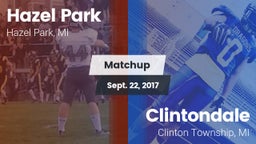 Matchup: Hazel Park vs. Clintondale  2016