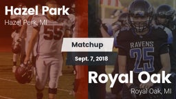 Matchup: Hazel Park vs. Royal Oak  2018