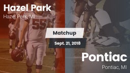 Matchup: Hazel Park vs. Pontiac  2018