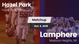 Matchup: Hazel Park vs. Lamphere  2018