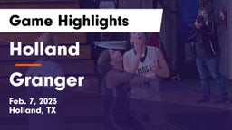 Holland  vs Granger  Game Highlights - Feb. 7, 2023