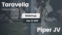 Matchup: Taravella vs. Piper JV 2016