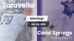 Matchup: Taravella vs. Coral Springs  2016