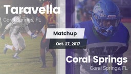 Matchup: Taravella vs. Coral Springs  2017