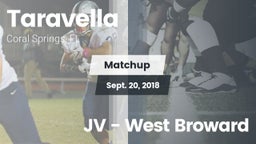 Matchup: Taravella vs. JV - West Broward 2018