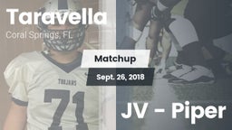 Matchup: Taravella vs. JV - Piper 2018