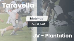 Matchup: Taravella vs. JV - Plantation 2018