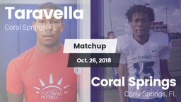 Matchup: Taravella vs. Coral Springs  2018