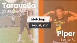 Matchup: Taravella vs. Piper  2020