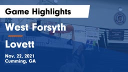 West Forsyth  vs Lovett  Game Highlights - Nov. 22, 2021