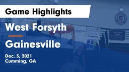 West Forsyth  vs Gainesville  Game Highlights - Dec. 3, 2021