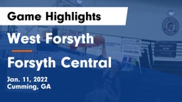 West Forsyth  vs Forsyth Central  Game Highlights - Jan. 11, 2022