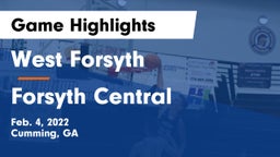 West Forsyth  vs Forsyth Central Game Highlights - Feb. 4, 2022