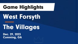 West Forsyth  vs The Villages  Game Highlights - Dec. 29, 2023