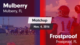 Matchup: Mulberry vs. Frostproof  2016
