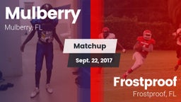Matchup: Mulberry vs. Frostproof  2017