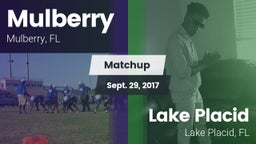 Matchup: Mulberry vs. Lake Placid  2017