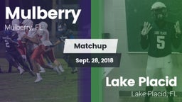 Matchup: Mulberry vs. Lake Placid  2018