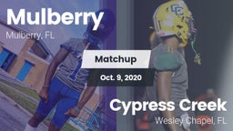 Matchup: Mulberry vs. Cypress Creek  2020