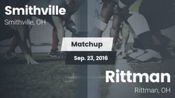 Matchup: Smithville vs. Rittman  2016