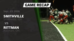 Recap: Smithville  vs. Rittman  2016