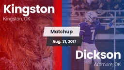 Matchup: Kingston vs. Dickson  2017