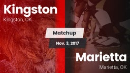 Matchup: Kingston vs. Marietta  2017