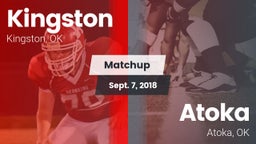 Matchup: Kingston vs. Atoka  2018