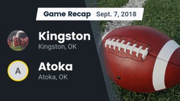 Recap: Kingston  vs. Atoka  2018