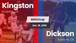 Matchup: Kingston vs. Dickson  2018