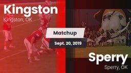 Matchup: Kingston vs. Sperry  2019