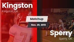 Matchup: Kingston vs. Sperry  2019