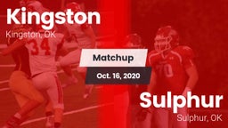 Matchup: Kingston vs. Sulphur  2020