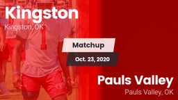Matchup: Kingston vs. Pauls Valley  2020