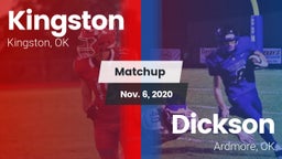 Matchup: Kingston vs. Dickson  2020