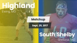Matchup: Highland  vs. South Shelby  2017