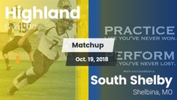 Matchup: Highland  vs. South Shelby  2018