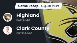 Recap: Highland  vs. Clark County  2019