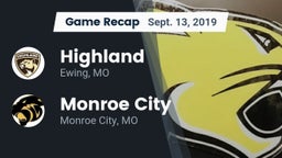 Recap: Highland  vs. Monroe City  2019