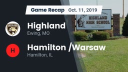 Recap: Highland  vs. Hamilton /Warsaw  2019