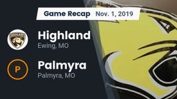 Recap: Highland  vs. Palmyra  2019