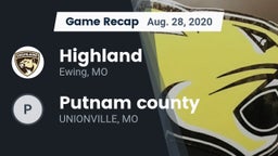 Recap: Highland  vs. Putnam county 2020